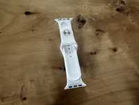 Pasek opaska biały do Apple Watch silikonowa sportowa rozmiar S 41mm