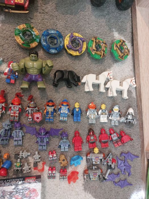 Kolekcja zestawów i figurek lego + cobi