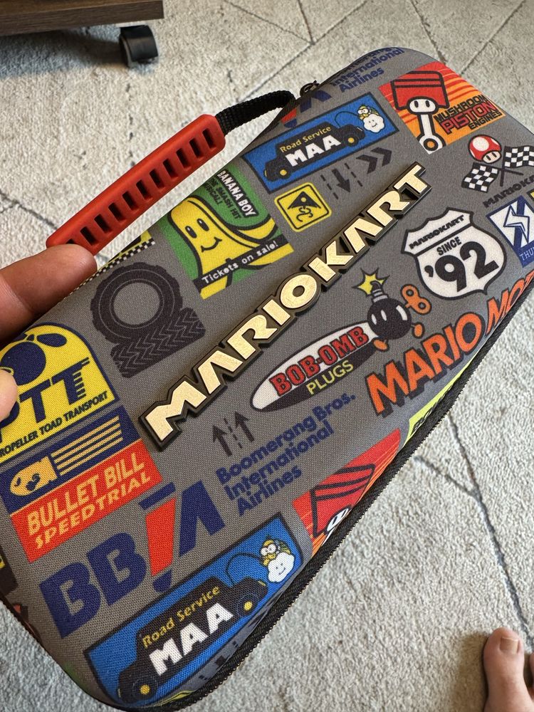 Nintendo switch Oled + 3 gry + Mariokart etui orginał NINTENDO