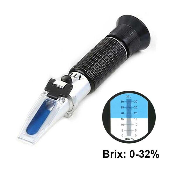 Refratometro análise baumé brix alcool provável - baume- de 0 até 32º