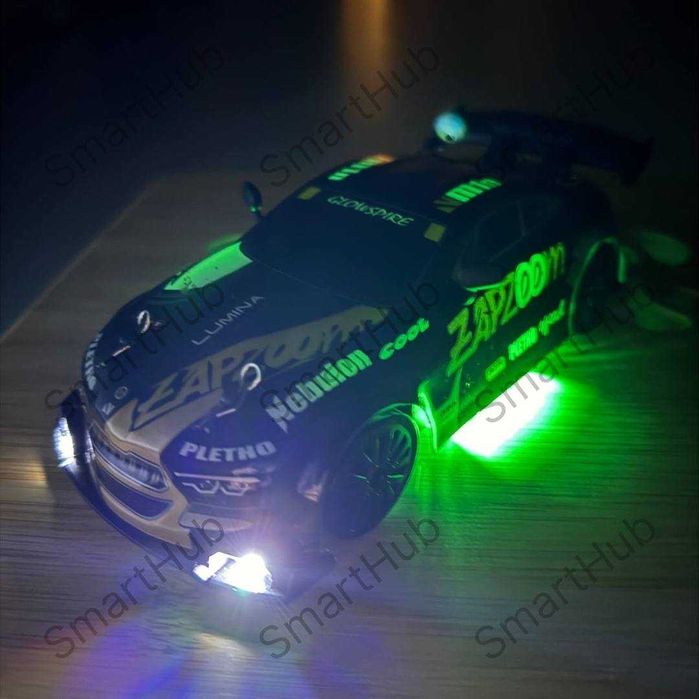 Дрифт машинка на радіокеруванні Porsche Nitro чорна, Порш на пульті