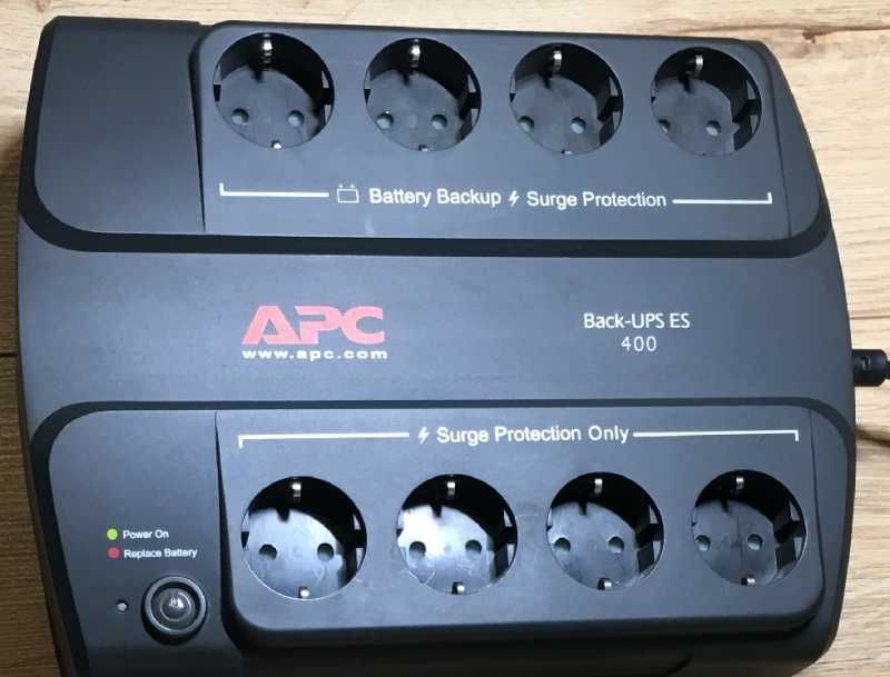 ДБЖ, стабілізатор напруги, мережевий фільтр - APC Back-UPS ES 400