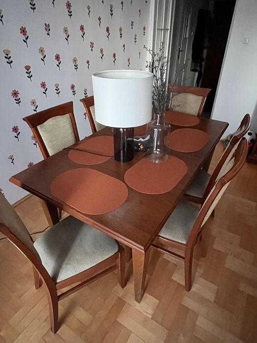 Stół i 6 krzeseł KENT
