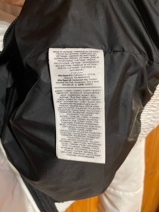 Куртка пуховик nike storm-fit therm-fit tech fleece