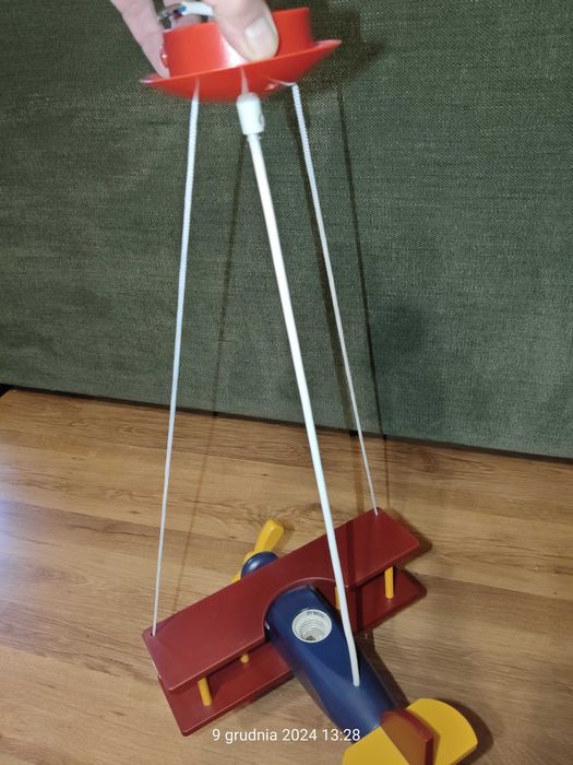 Żyrandol / lampa samolot do pokoju dziecka