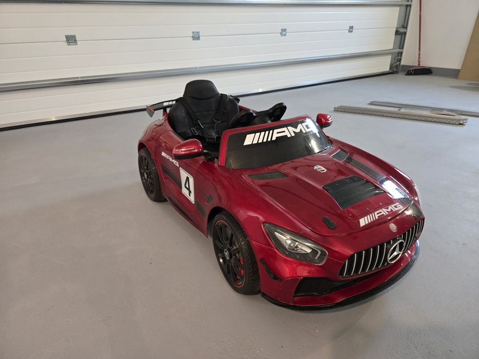 Autko na akumulator Mercedes AMG GT4 piankowe koła led sx-1918