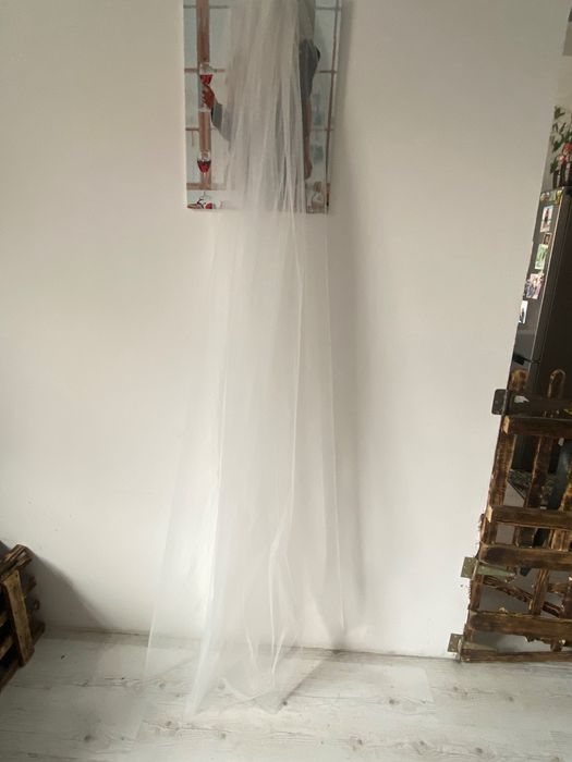 Фата весільна довга