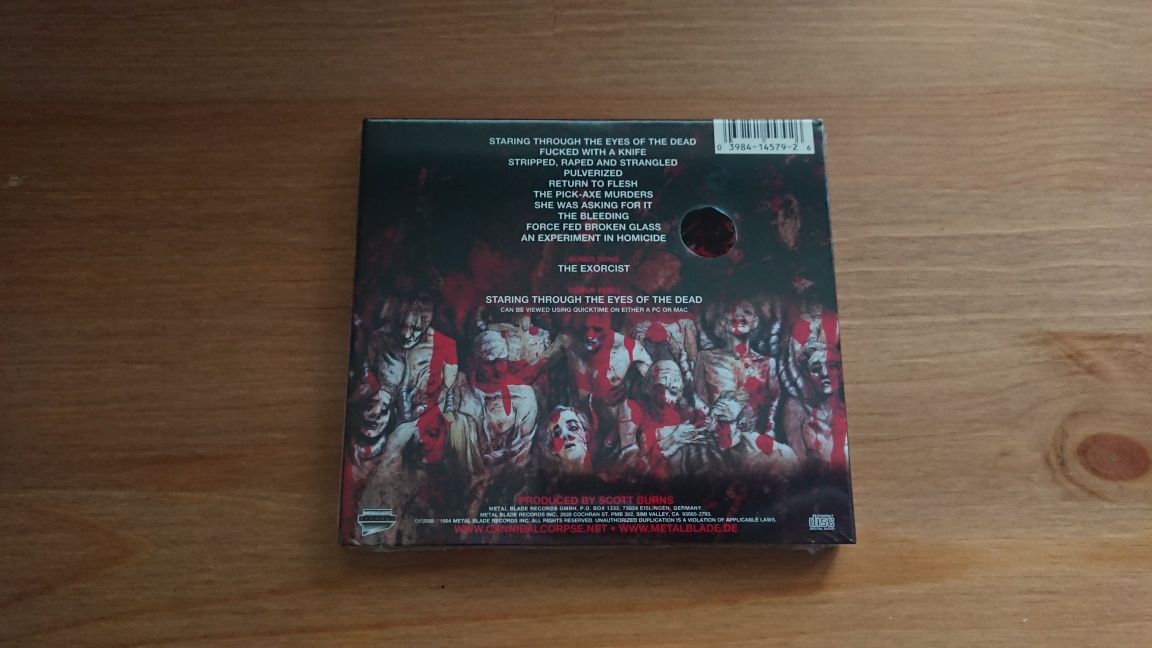 Cannibal Corpse The Bleeding CD *NOWA* 2006 Digipak Folia Bonus Track