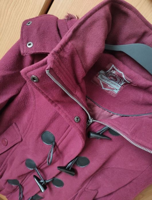 Kurtka damska bordowa z kapturem S 36 cache cache