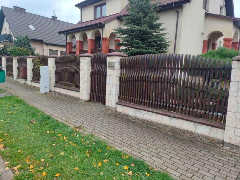 Ogrodzenie brama furtka przęsła balustrada