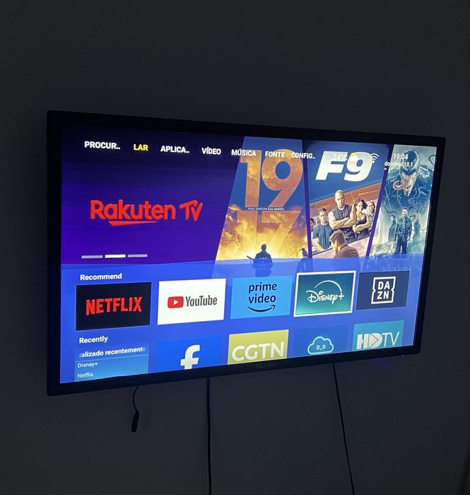 Smart TV 43 polegadas a funcionar!