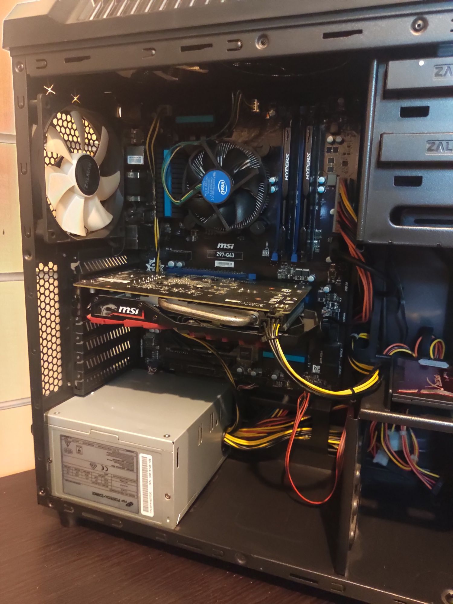 i7-4790k, LED Komputer do gier, GTX 1050, SSD, Win 10, Office