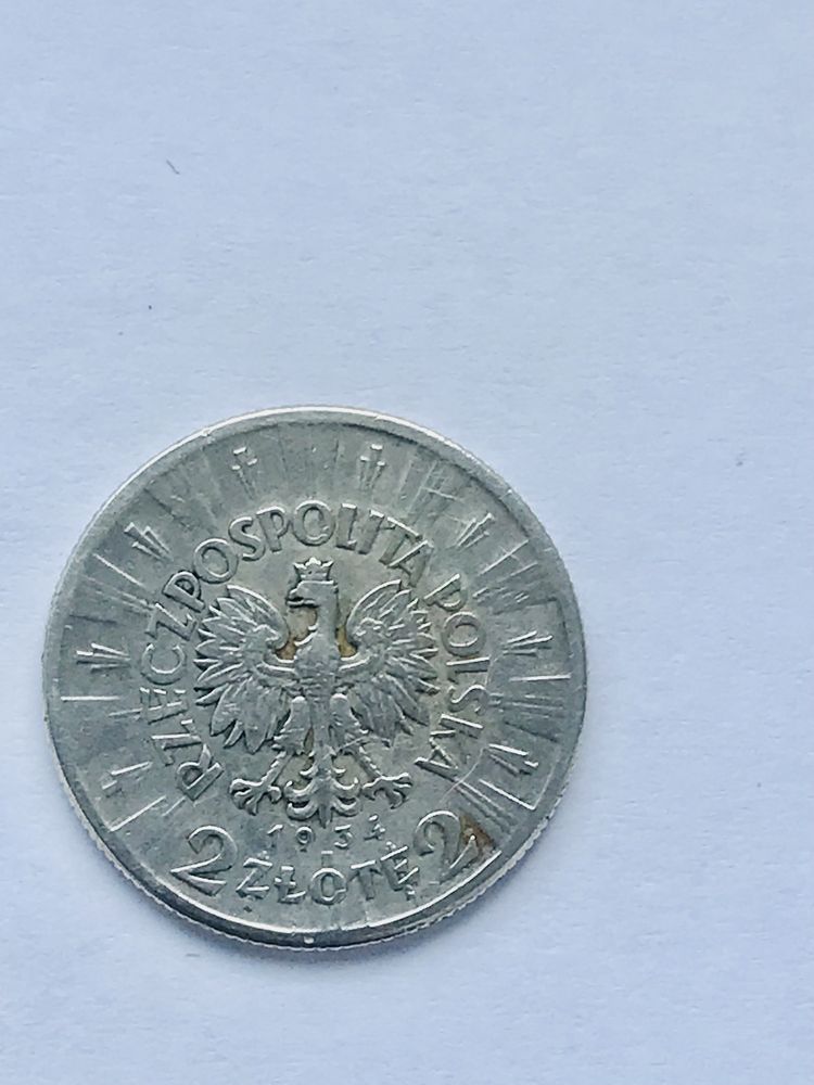 IIRP - 2 zl- 1934r- Naczelnik- sr 22- 4,19gr-Ag 750