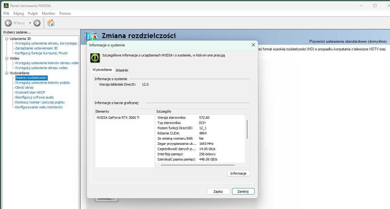 Karta graficzna Nvidia Geforce RTX 3060 Ti 8 GB GDDR6