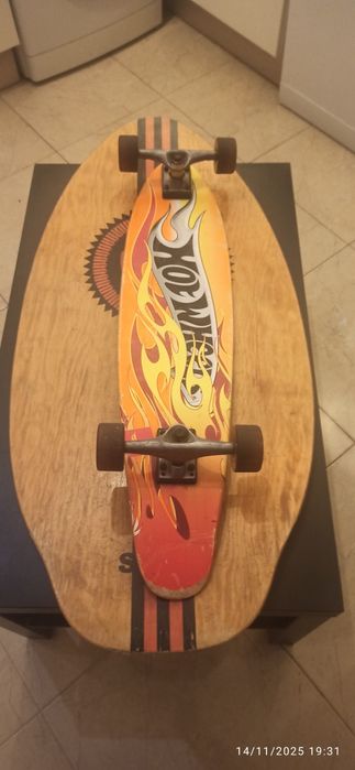 Prancha e Skate longboard