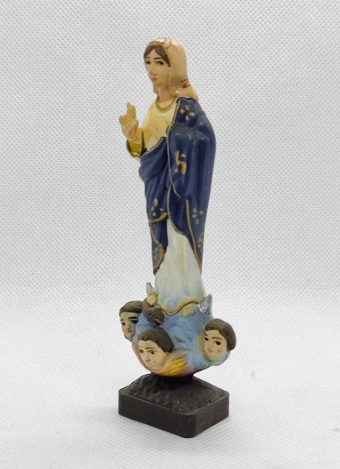 Estatueta religiosa Nossa Senhora do Sameiro em resina