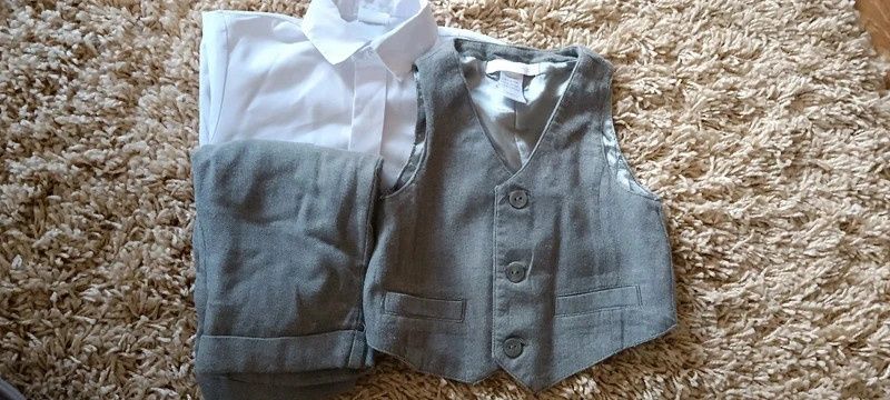Komplet chrzciny święta garnitur H&M