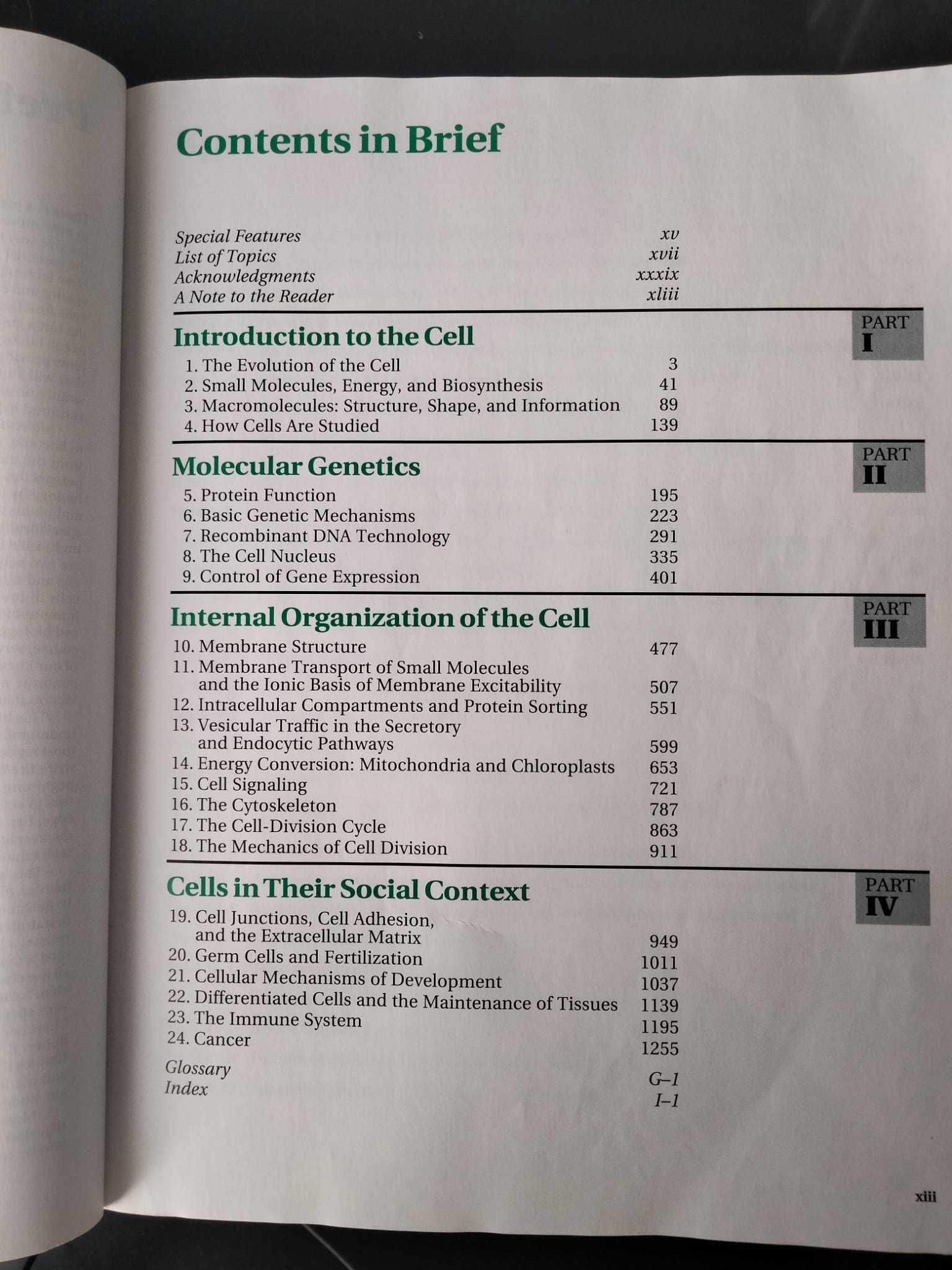 Molecular Biology of the Cell