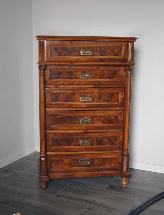 Szyfoniera bieliźniarka komoda eklektyczna bogata piękna XIX