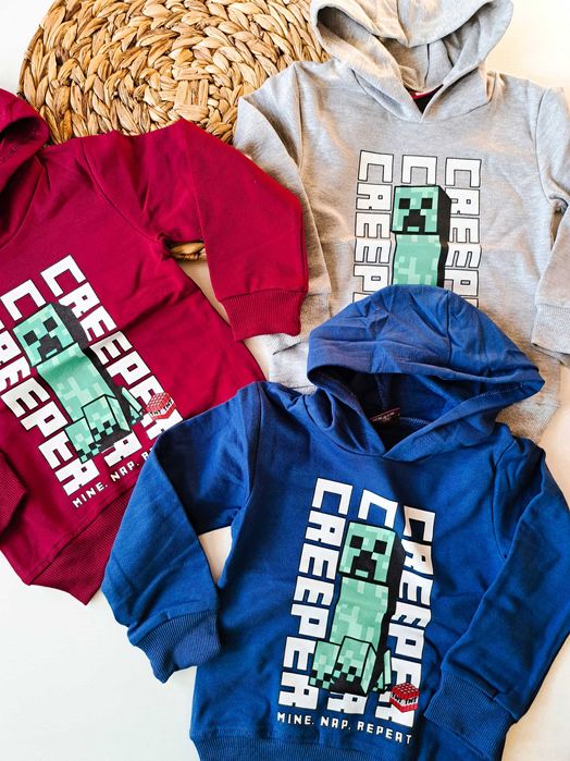 Bluza minecraft ocieplane