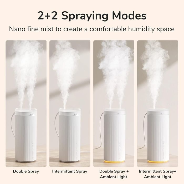 JISULIFE Osobisty mały nawilżacz, mini rozmiar i przenośny