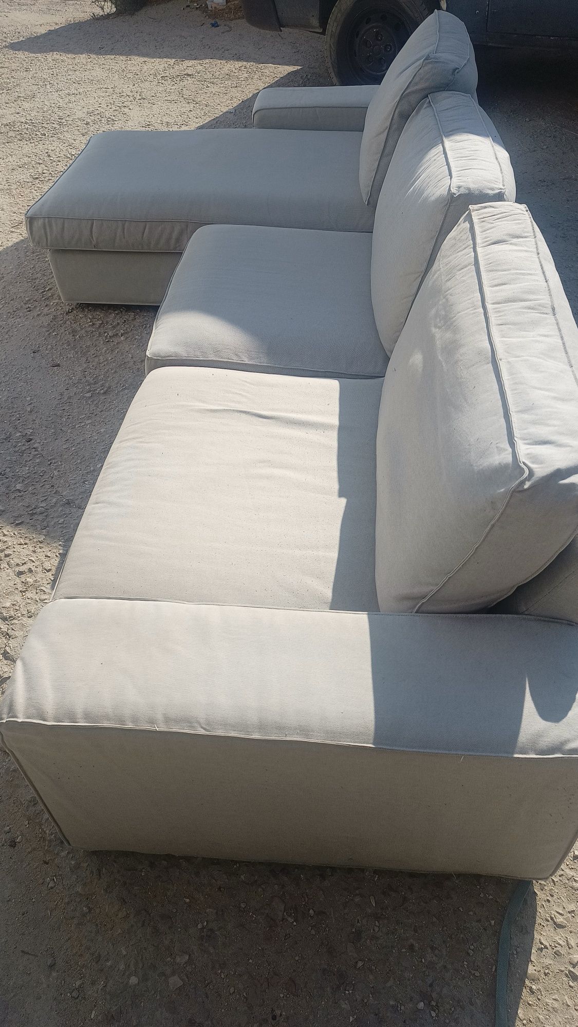 Sofa Ikea de 3 lugares com chaislong