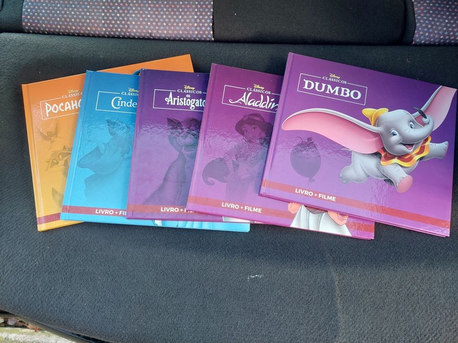 Colecção Disney Livros com respectivos DVDS