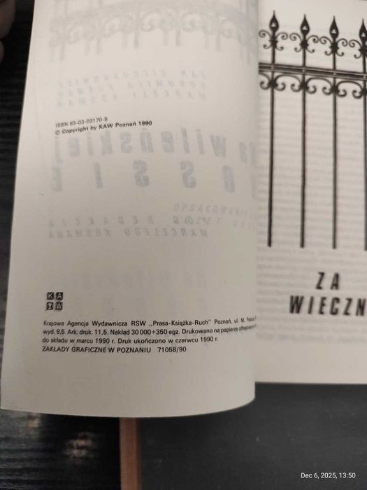 Na Wileńskiej Rossie – Jan Ciechanowicz Bogumiła Kosman Marceli Kosman