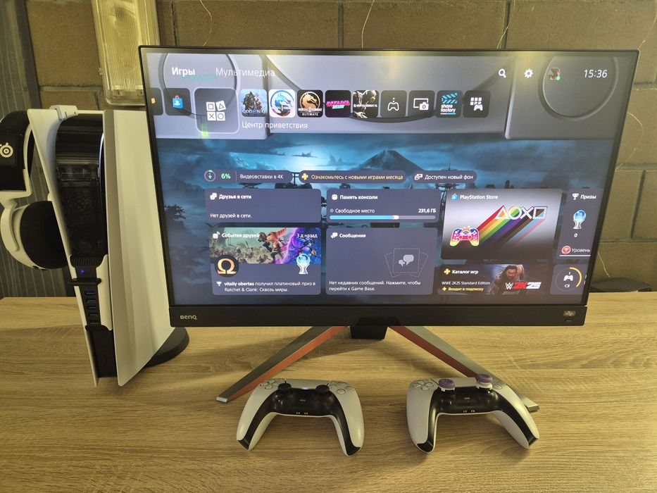 Приставка PS5 + Монитор 4к BenQ