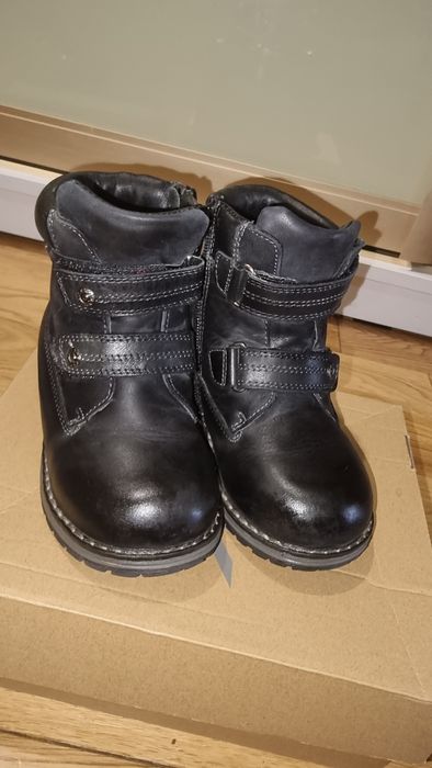 Натуральні шкіряні зимові чобітки термо