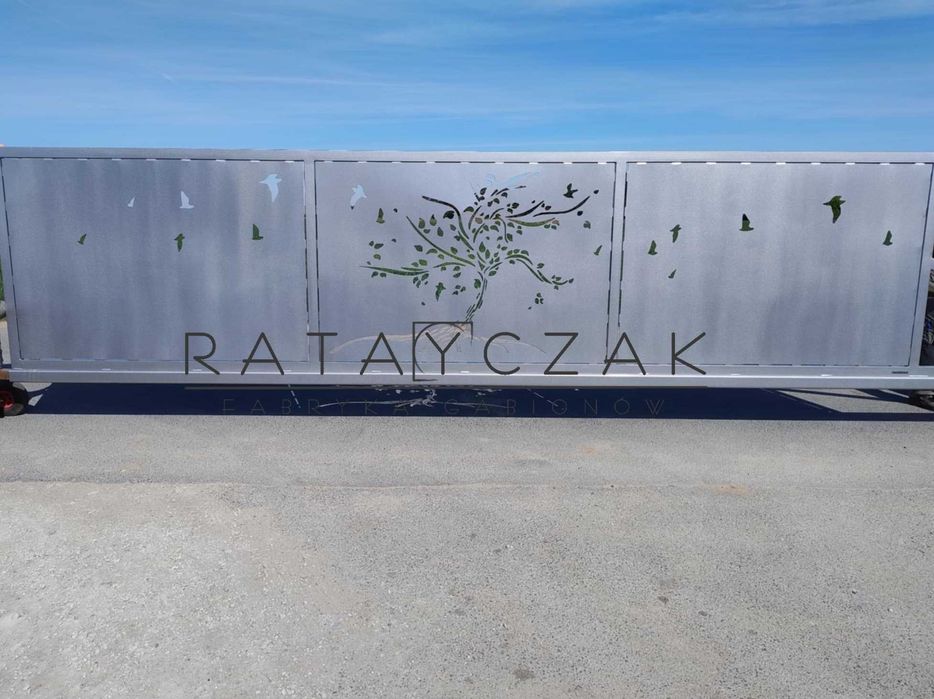 Przęsło ogrodzeniowe CNC plazma laser wycinane PRODUCENT wg.projektu