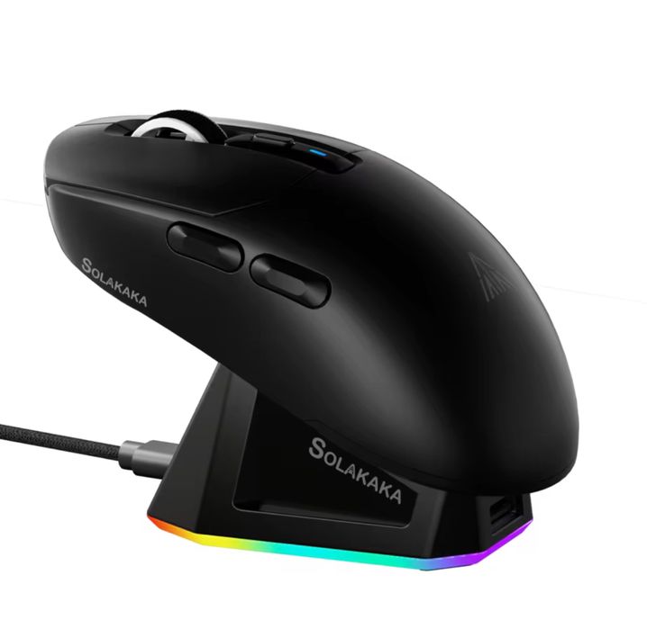 Бездротова ігрова миша SOLAKAKA SM820 Bluetooth 24000 DPI RGB PAW3311