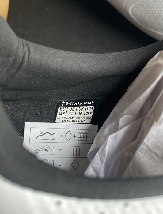 Buty Specialized S-Works Torch 44,5 jak Sidi, DMT, Gaerne, Giro, Fizik