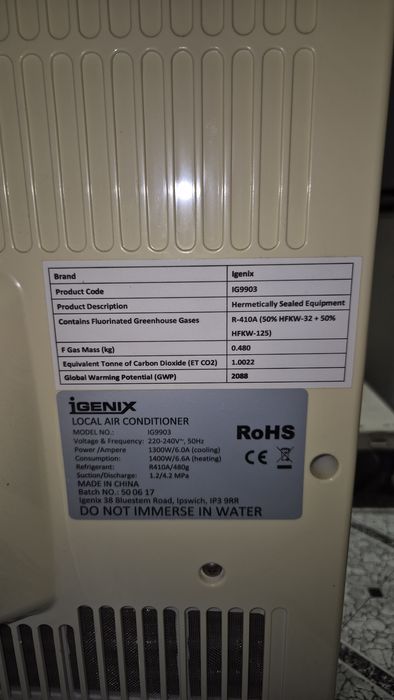 Klimatyzacja przenośna