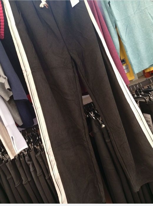 Штаны палацио теплые вельвет черные