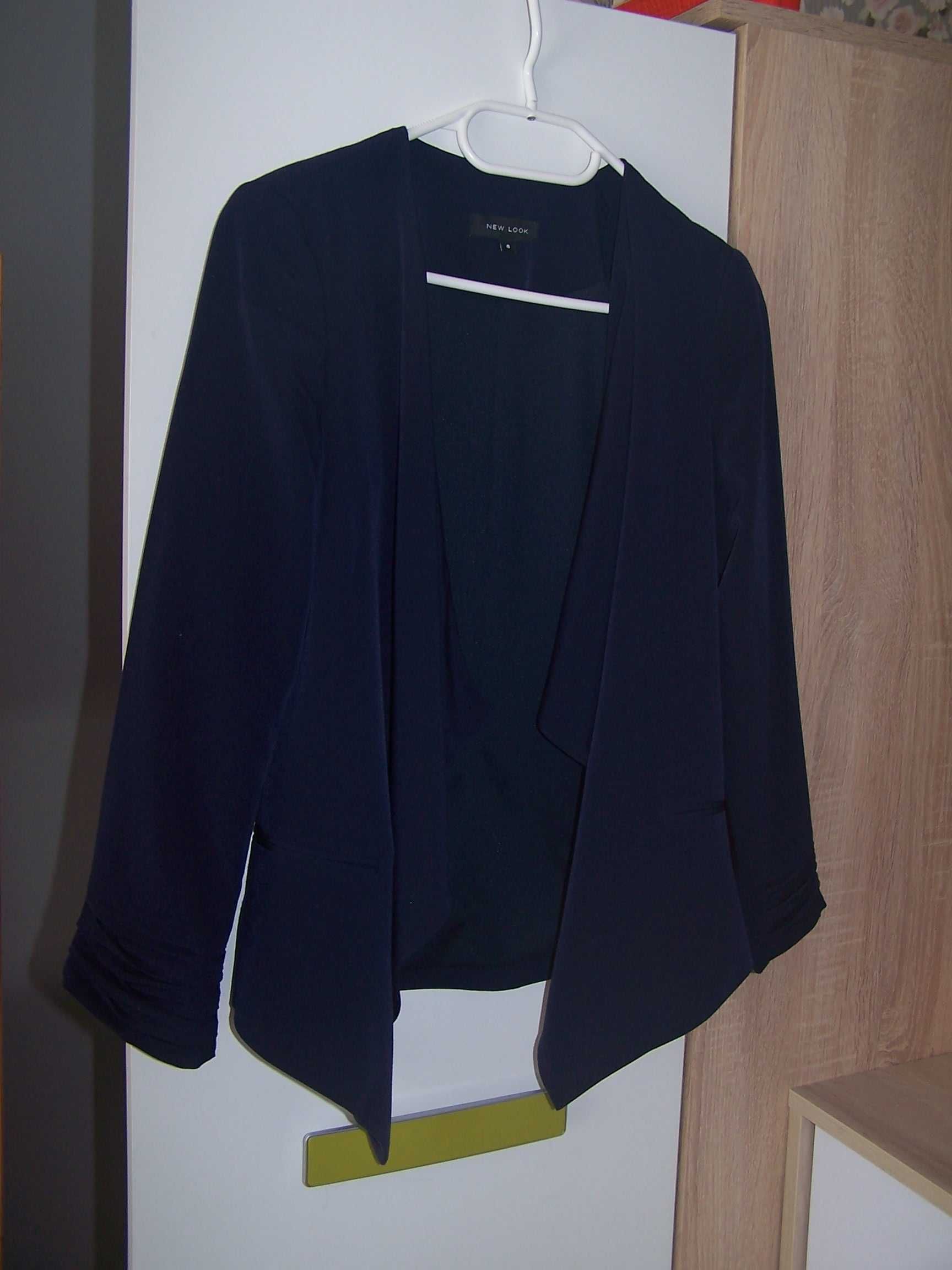 Marynarka żakiet granatowy New Look S