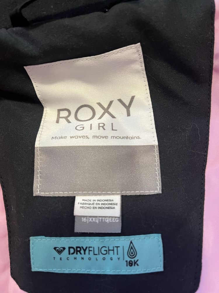 ROXY kurtka narciarska r. 168 kurtka dziecięca + rękawice