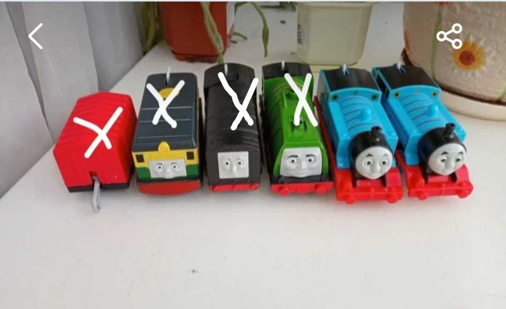 Паровозик томас залізна дорога для малечі