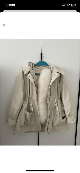 Парка бежева розмір S