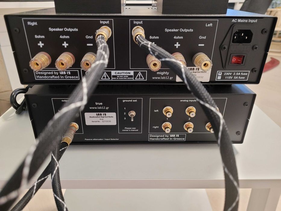 Końcówka mocy LAB12 mighty + pasywny przedwzmacniacz true stan Ideał!!