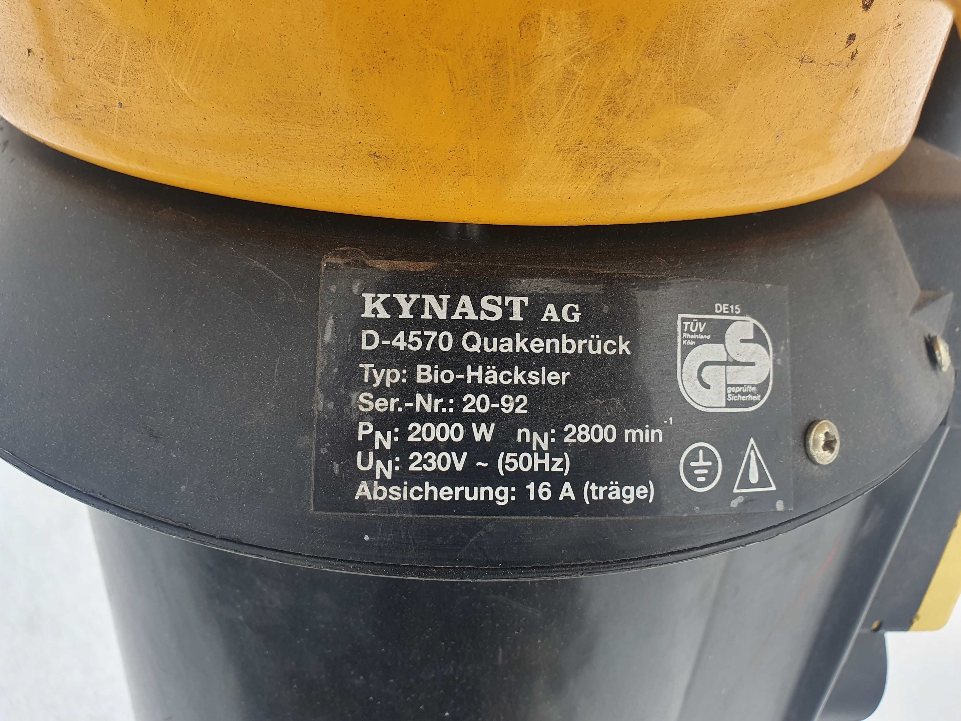 Rębak do gałęzi Kynast elektryczny 220v 2000W