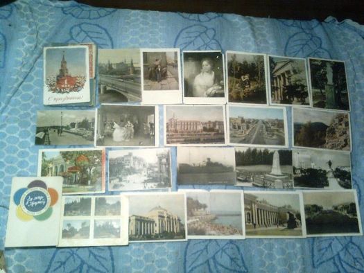 продам советские и антикварные почтовые открытки, альбом