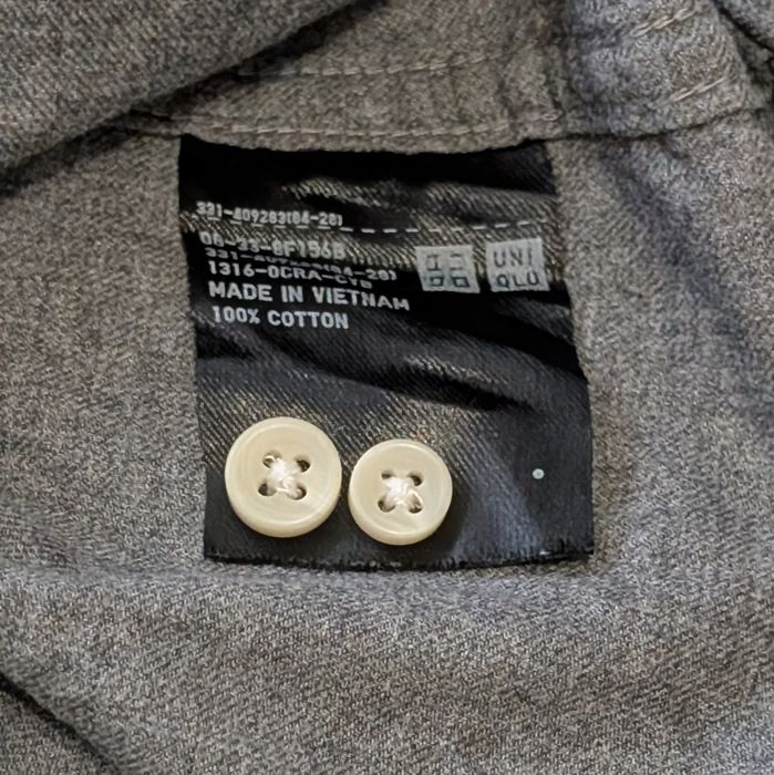 Uniqlo сорочка сіра