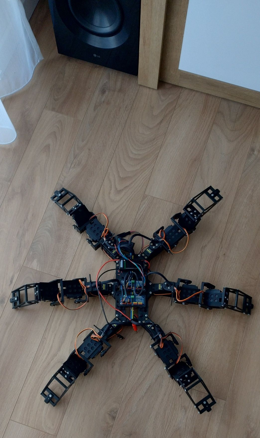 Robot Hexapod Duży, Robot-pająk, Plaforma ROS, programowanie