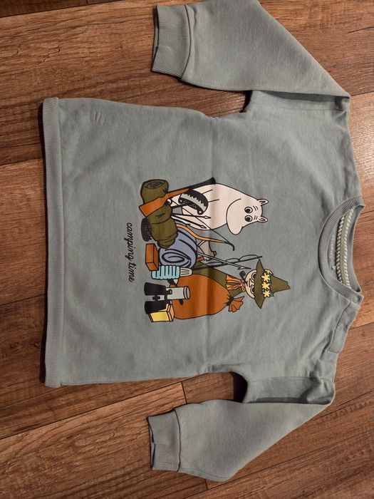 Bluza 104 Muminki z długim rękawem
