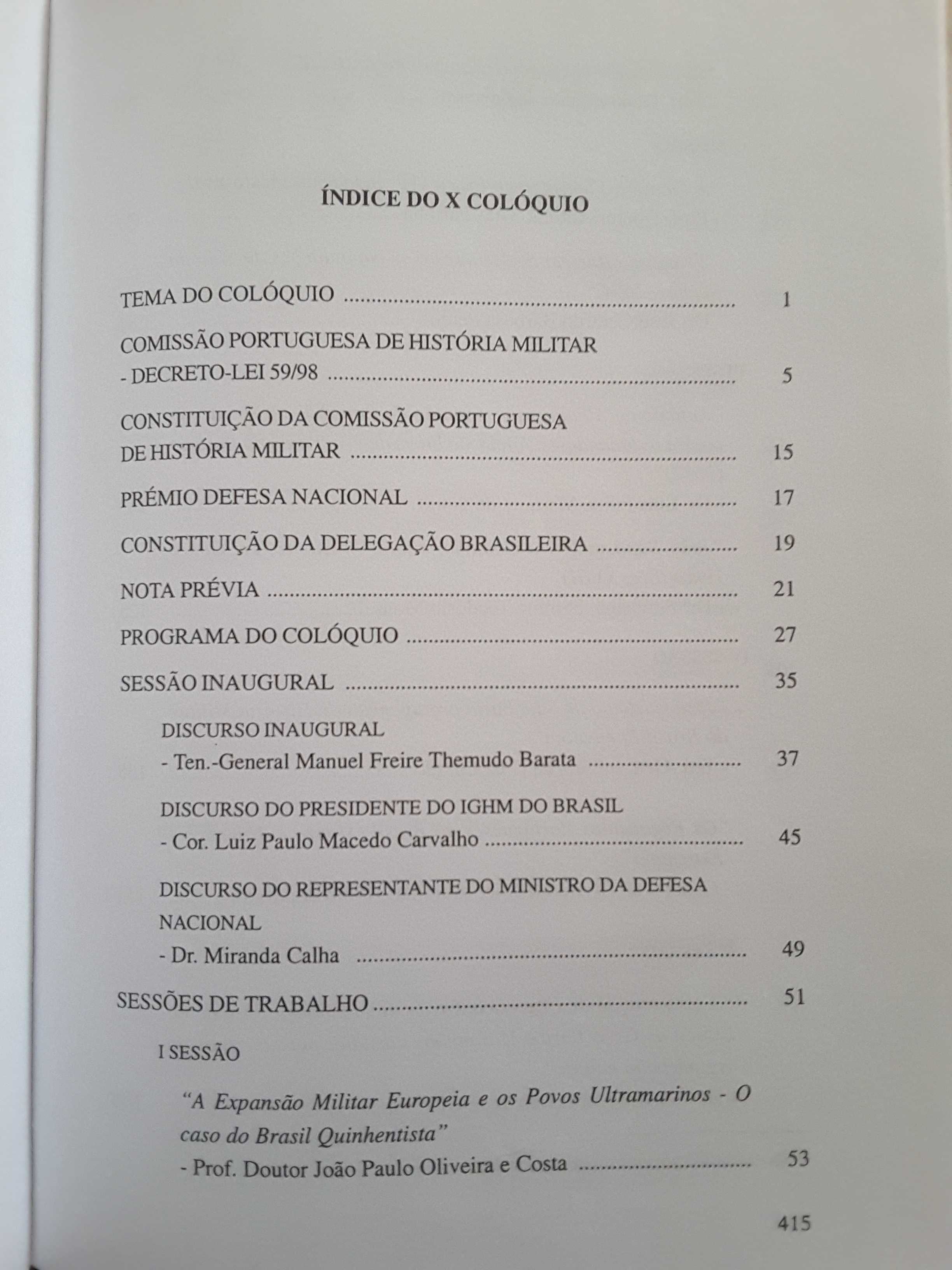 Construção do Brasil/ Raízes Medievais/ Relações Militares