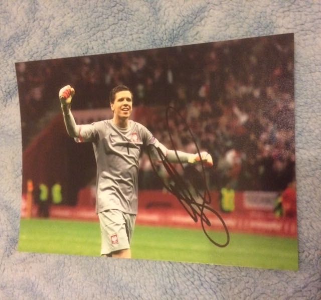 Wojciech Szczęsny oryginalny autograf