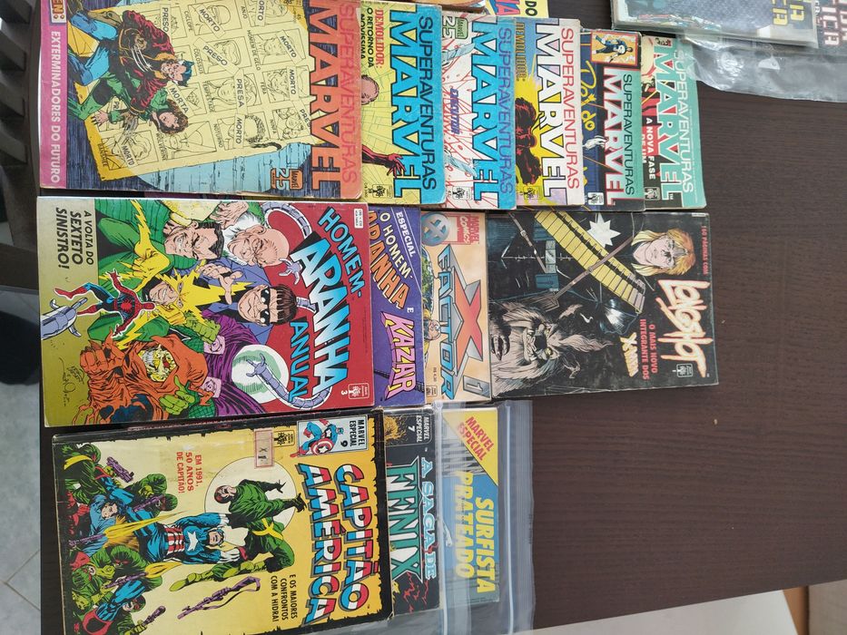 Revistas marvel especial, épicos, Sam e dc