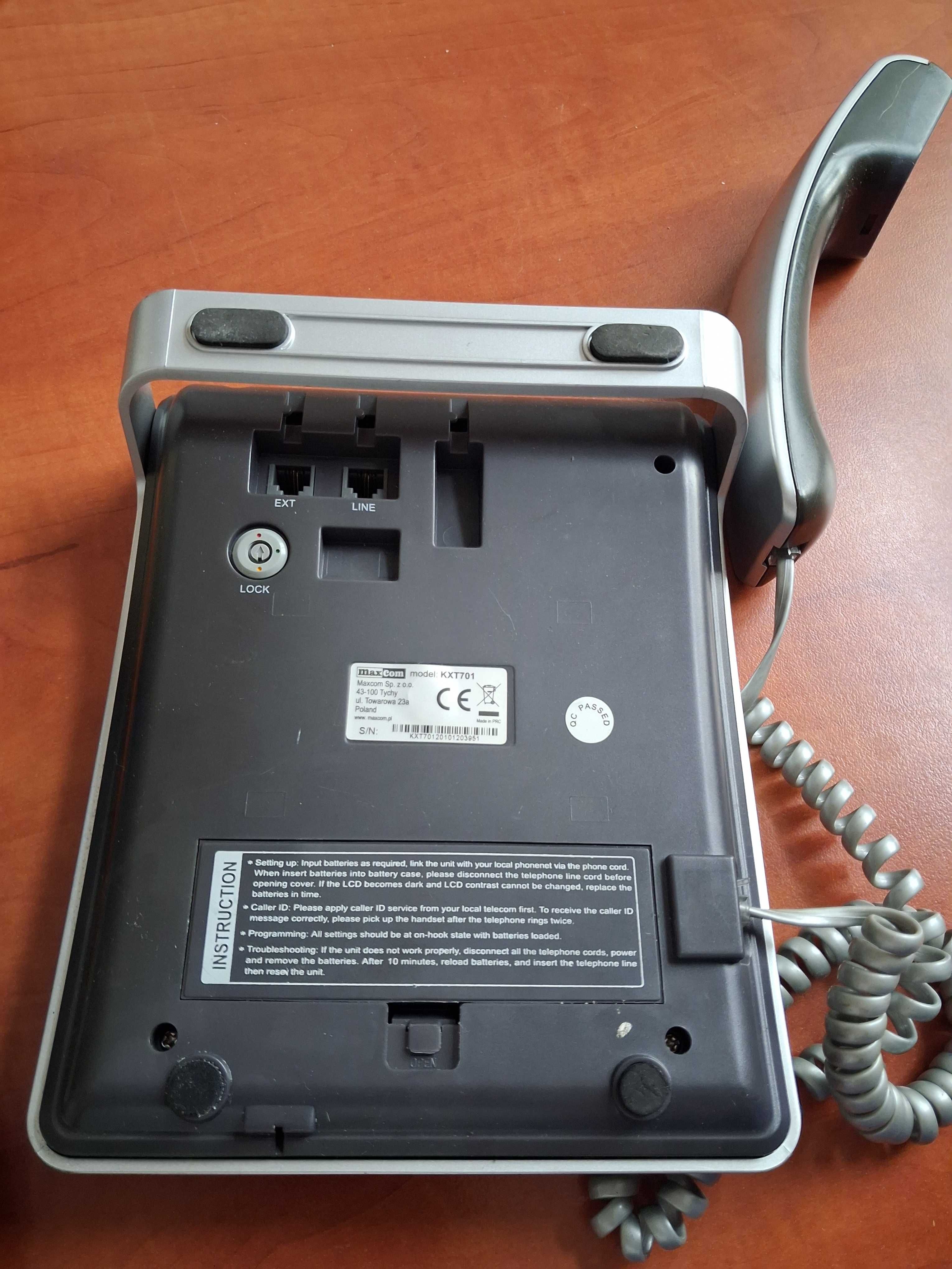 Telefon stacjonarny Maxcom KXT701