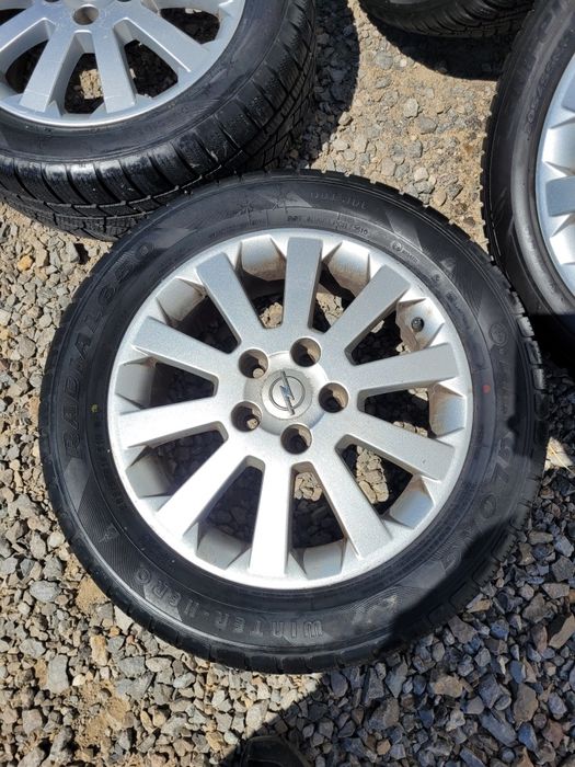 4x Alufelgi 5x110 16"+ Opony zimowe 205/55 r16 z 22roku i 10r